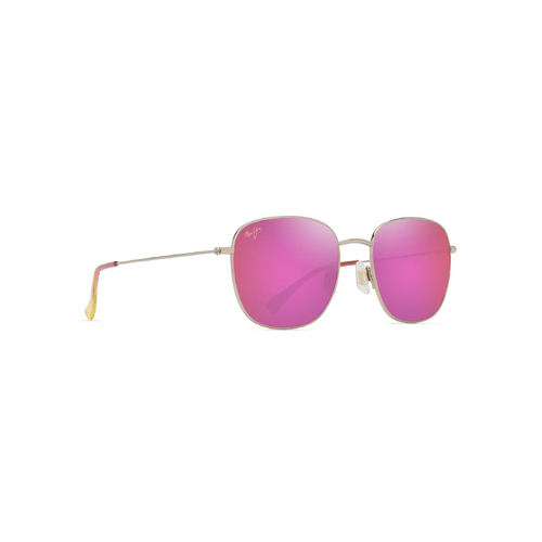 Maui Jim Olali Asian Fit P657-16B Shiny Light Gold w Violet & Pink / Maui Sunrise Polarised Lenses