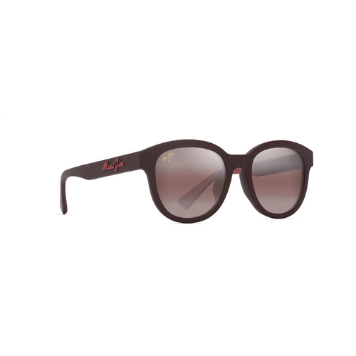 Maui Jim Ihupani Asian Fit R658-04 Matte Burgundy / Maui Rose Polarised Lenses