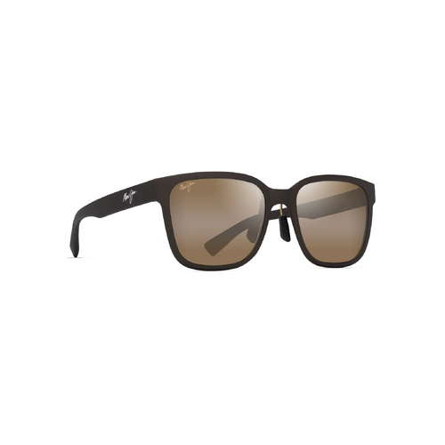 Maui Jim Paulele Asian Fit H660-01 Matte Brown / HCL Bronze Polarised Lenses