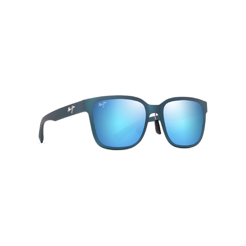 Maui Jim Paulele Asian Fit B660-03 Matte Teal Blue / Blue Hawaii Polarised Lenses