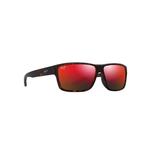 Maui Jim Uila Asian Fit RM662-10 Matte Dark Havana / Hawaii Lava Polarised Lenses