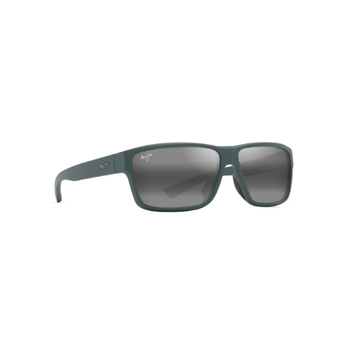 Maui Jim Uila Asian Fit 662-15 Matte Dark Military Green / Neutral Grey Polarised Lenses