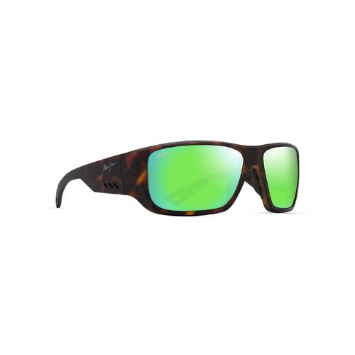 Maui Jim Keha GM663-10 Matte Dark Havana / MauiGreen Polarised Lenses