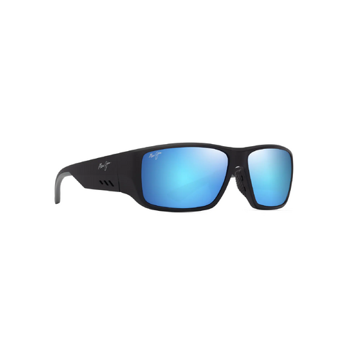 Maui Jim Keha Asian Fit B664-02 Matte Black / Blue Hawaii Polarised Lenses