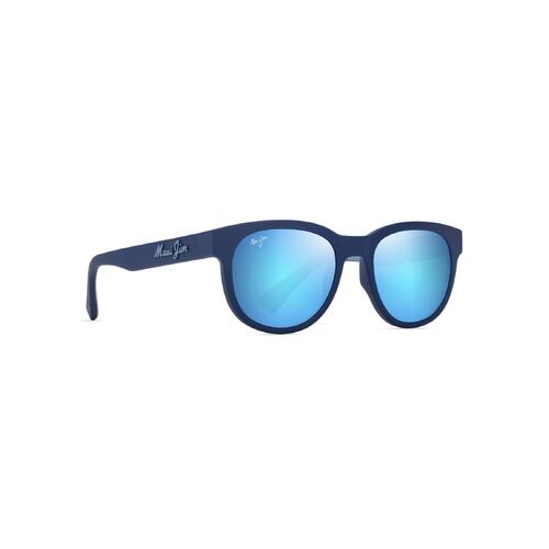 Maui Jim Maoli B668-03 Matte Dark Blue / Blue Hawaii Polarised Lenses