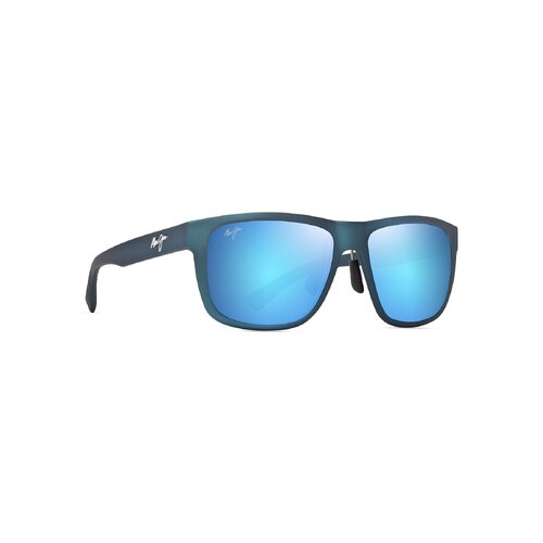 Maui Jim Puakea B670-03 Matte Teal Blue / Blue Hawaii Polarised Lenses