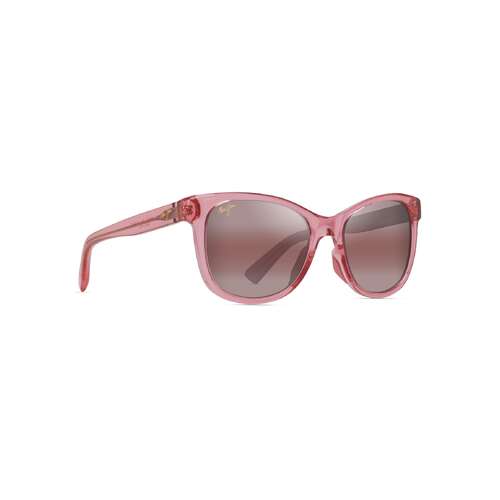 Maui Jim Kiopaa R671-09 Shiny Transparent Pink / Maui Rose Polarised Lenses