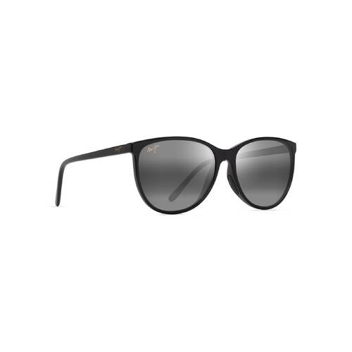 Maui Jim Ocean 723-02A Shiny Black / Neutral Grey Polarised Lenses