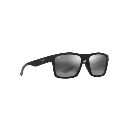 Maui Jim The Flats 897-02A Matte Black w Grey / Neutral Grey Polarised Lenses