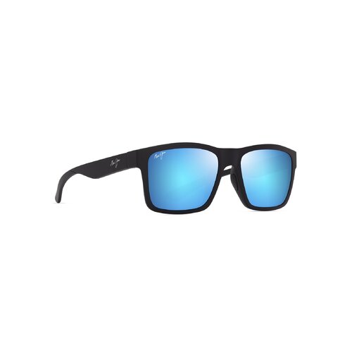 Maui Jim The Flats B897-02B Matte Black w Blue / Blue Hawaii Polarised Lenses