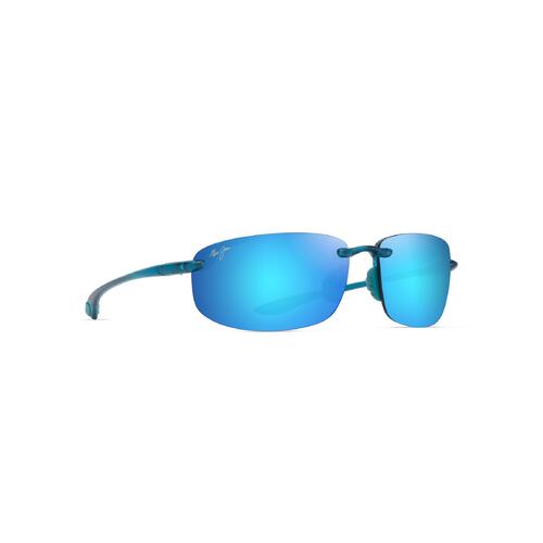 Maui Jim Ho'okipa B407-03 Shiny Transparent Blue / Blue Hawaii Polarised Lenses