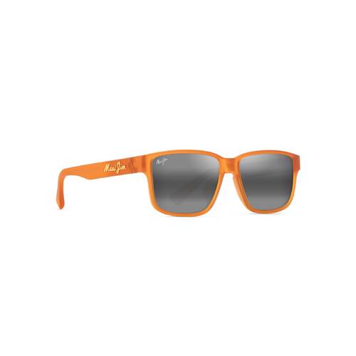 Maui Jim Kuniahi Asian Fit 688-29 Matte Transparent Orange / Neutral Grey Polarised Lenses