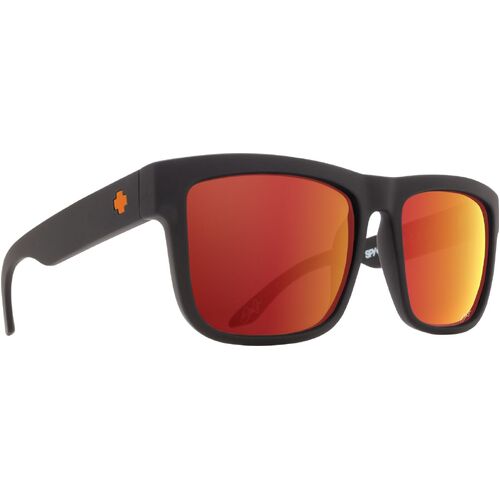 Spy Discord 1800000000003 SPY + Dale Jr Matte Black / Happy Gray Green With Orange Spectra Mirror Lenses