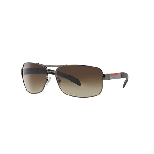 Prada Linea Rossa PS54IS 5AV6S1-65 Gunmetal / Brown Gradient Lenses