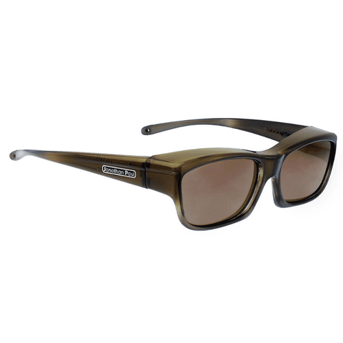 Fitovers Coolaroo CL003A Olive Charcoal / Amber Polarised Lenses