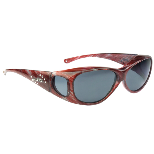 Fitovers Lotus 1082832 Claret Stripe / Grey Polarised Lenses