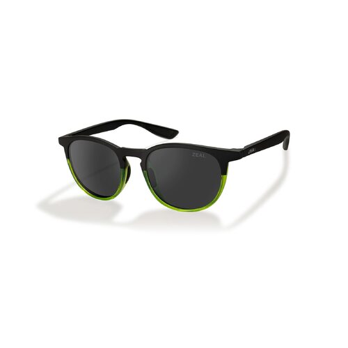 Zeal Juno 12875 Shiny Lime Eclipse / Dark Grey Polarised Lenses