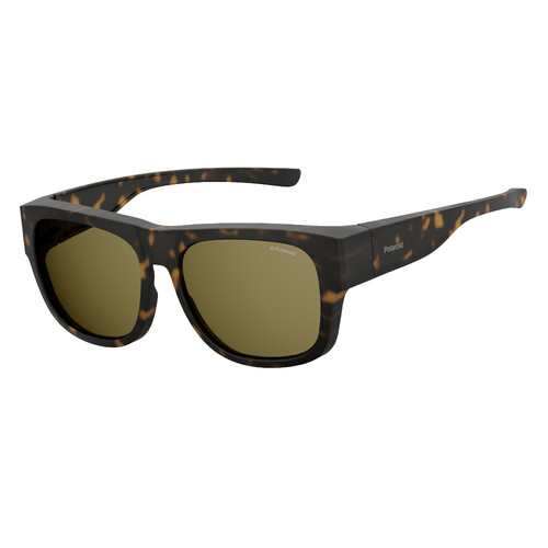 Polaroid Ancillaries PLD 9010/S N9P SP 57 Matte Havana / Bronze Polarised Lenses