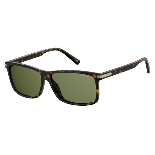 Polaroid PLD 2075/S/X 086 UC 59 Havana / Green Polarised Lenses