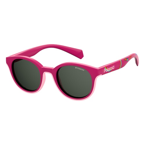 Polaroid Kids PLD 8036/S MU1 M9 42 Fuchsia / Grey Polarised Lenses