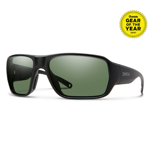 Smith Castaway/S 003 L7 63 Matte Black / Green Polarised Lenses