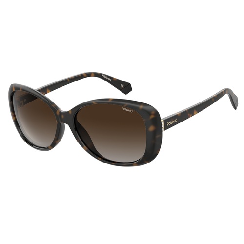 Polaroid PLD 4097/S 086 LA 58 Havana / Brown Gradient Polarised Lenses