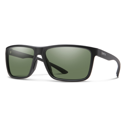 Smith Riptide/S 003/L7 61 Matte Black / Green Polarised Lenses