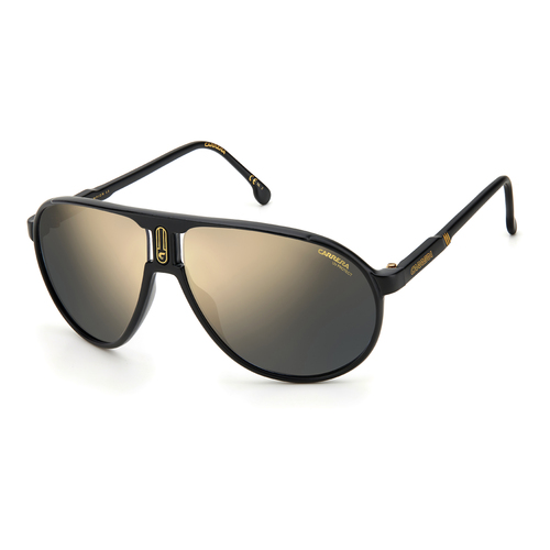 Carrera Champion 65 003 JO 62 Matte Black / Grey Bronze Mirror Lenses