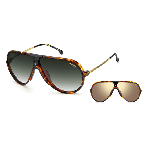 Carrera Changer 65 086 9K 67 Havana / Green Gradient Lenses