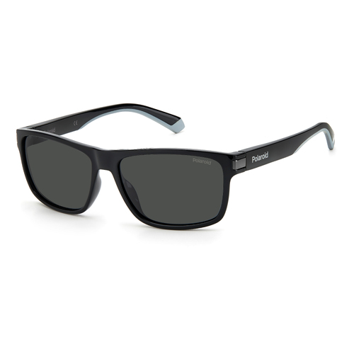 Polaroid PLD 2121/S 08A M9 58 Black Grey / Grey Polarised Lenses