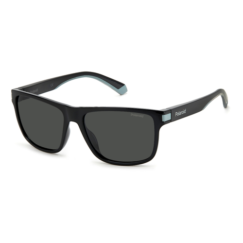 Polaroid PLD 2123/S 08A M9 57 Black Grey / Grey Polarised Lenses