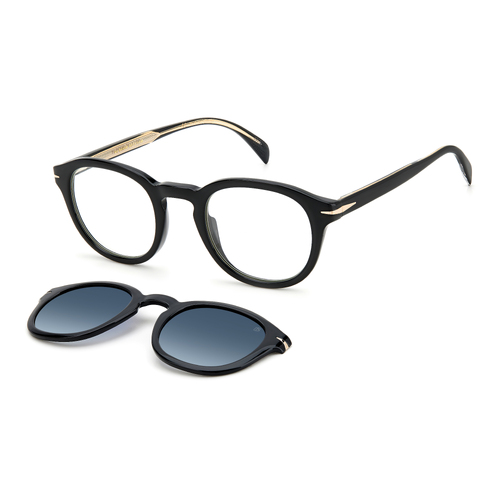 David Beckham DB 1080/CS 2M2 Z7 49 Black Gold / Blue Polarised Lenses