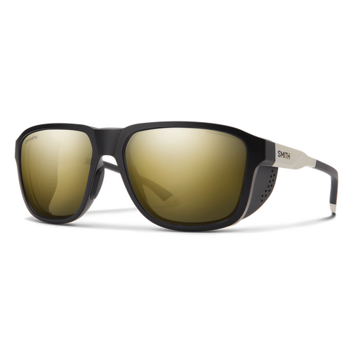 Smith x TNF Embark 4NL HN 58 Matte Black & Matte Gardenia White / Black Gold Mirror Polarised Lenses