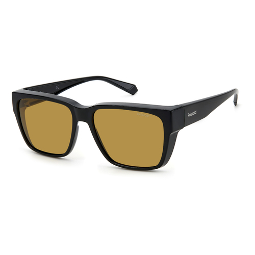 Polaroid Ancillaries PLD 9018/S 807 MU 59 Black / Yellow Polarised Lenses