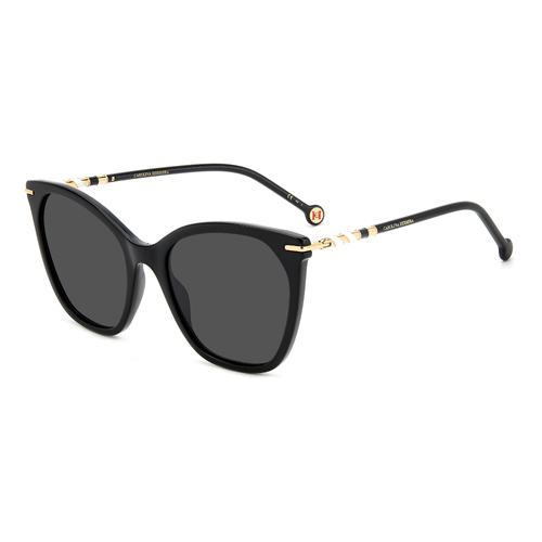 Carolina Herrera HER 0091/S 807 IR 56 Black / Grey Lenses