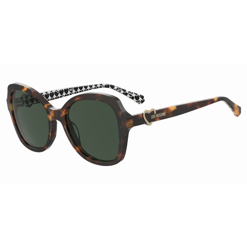 Moschino Love MOL059/S 05L QT 55 Havana / Green Lenses