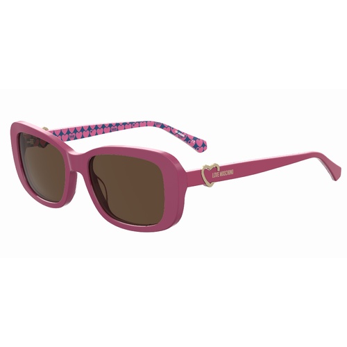 Moschino Love MOL060/S MU1 70 55 Fuchsia / Brown Lenses