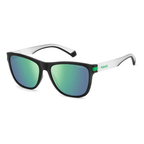 Polaroid PLD 2138/S 3OL 5Z 56 Matte Black Green / Grey Green Mirror Polarised Lenses