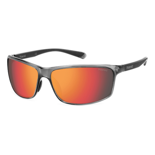 Polaroid Sport PLD 7036/S KB7 OZ 63 Grey / Red Mirror Polarised Lenses