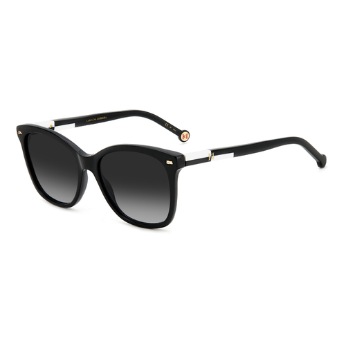 Carolina Herrera HER 0137/S 80S 9O 54 Black White / Dark Grey Gradient Lenses