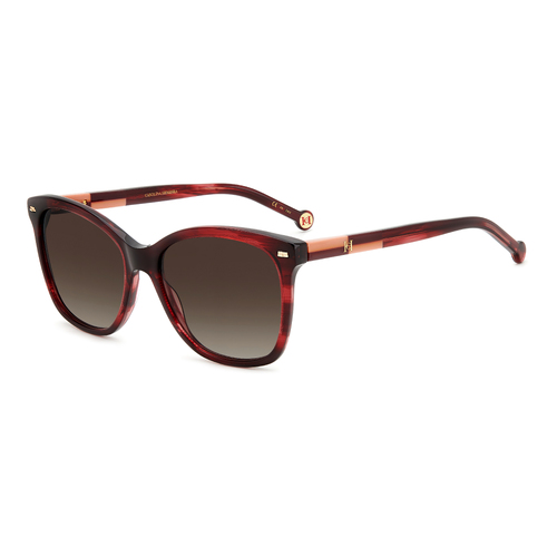 Carolina Herrera HER 0137/S K4G HA 54 Burgundy Horn / Brown Gradient Lenses