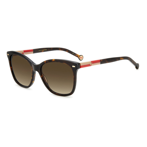 Carolina Herrera HER 0137/S O63 HA 54 Havana Red / Brown Gradient Lenses