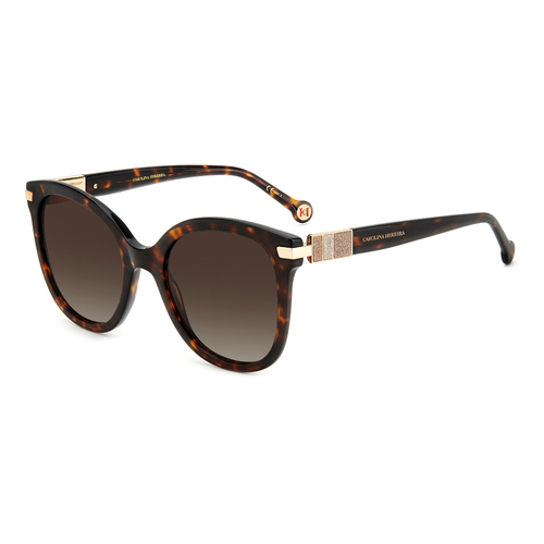 Carolina Herrera HER 0134/S 086 HA 55 Havana / Brown Gradient Lenses