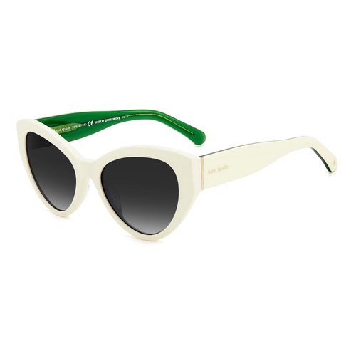 Kate Spade PAISLEIGH/S VK6 9O 55 White / Dark Grey Gradient Lenses