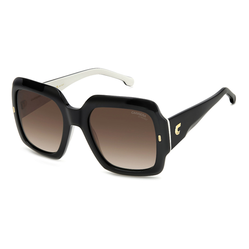 Carrera 3004/S 80S HA 54 Black White / Brown Gradient Lenses