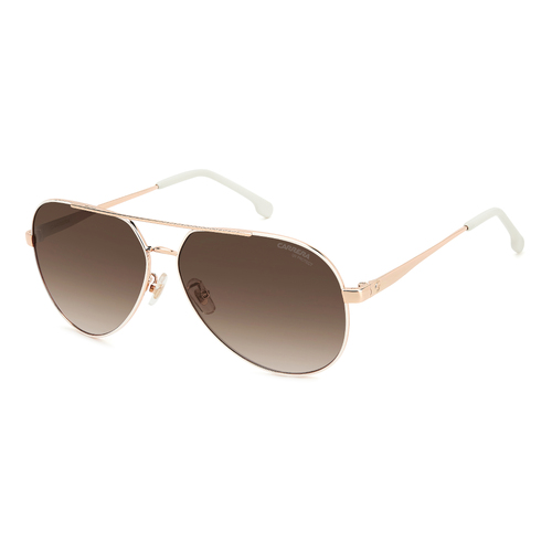 Carrera 3005/S R1A HA 63 White Copper Gold / Brown Gradient Lenses