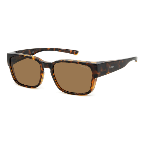 Polaroid Ancillaries PLD 9011/S 086 SP 54 Havana / Bronze Polarised Lenses