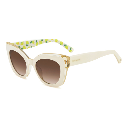 Kate Spade MARIGOLD/S SZJ HA 51 Ivory / Brown Gradient Lenses