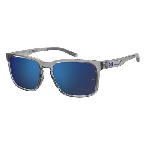 Under Armour UA Assist 2 09V JY 57 Grey Blue / Grey Blue Mirror Polarised Lenses