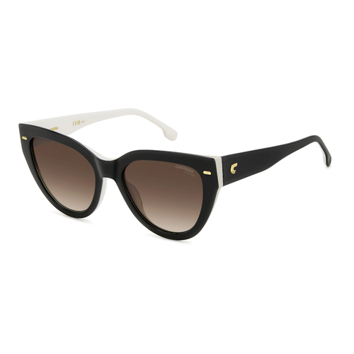 Carrera 3017/S 80S HA 55 Black White / Brown Gradient Lenses